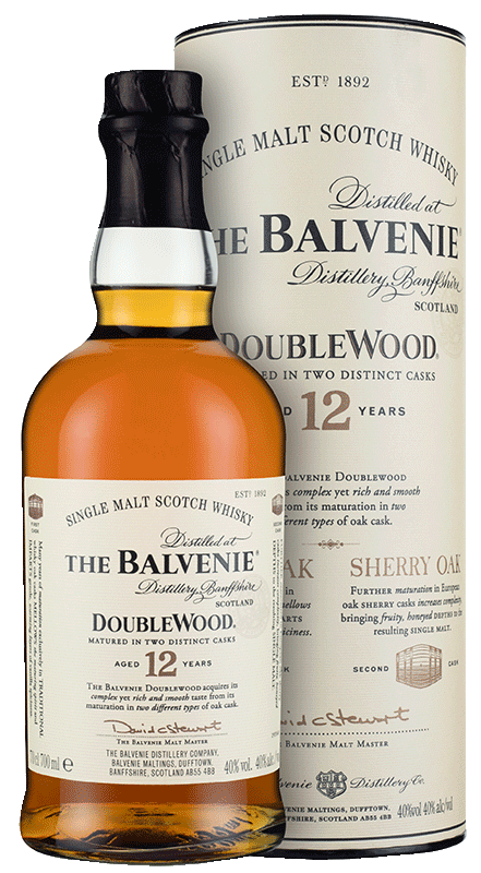 Balvenie 12-Year-Old Doublewood Single Malt Scotch Whisky (70cl) NV