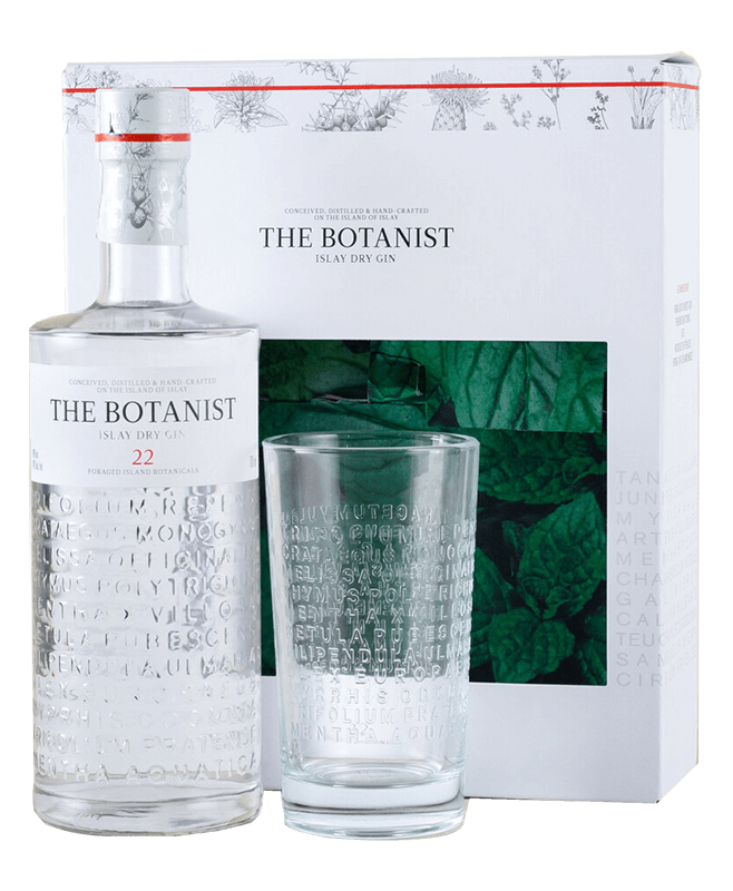 The Botanist Islay Dry Gin 70cl Gift Set with Glass NV