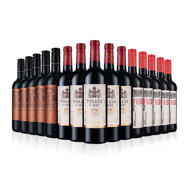 Essentials 15-bottle Reds Mix Red Wine